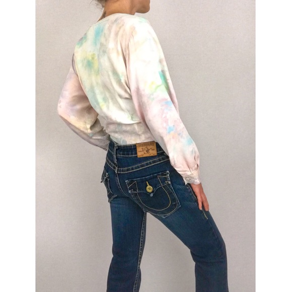 Vintage 💫 Hand-Dyed Blouse in Dreaming - Picture 8 of 15